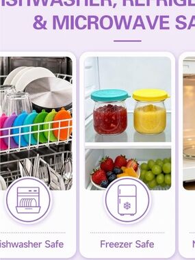 Multicolor Food Storage Jar Lids - Pack of Assorted Colors